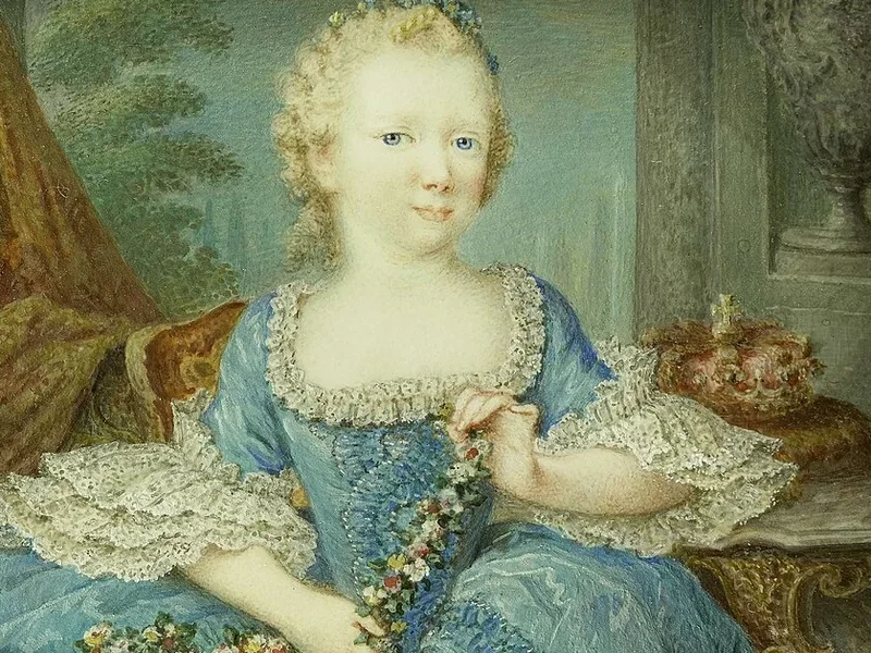 1713-Robert Mussard - Guglielmina Carolina, principessa d'Orange-Nassau, figlia di Guglielmo IV e sorella di Guglielmo V, da bambina - Rijksmuseum, Amsterdam